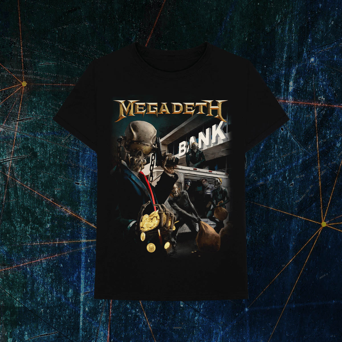Megadeth Bank Robber Shirt